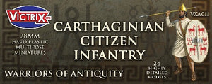 Victrix - Carthaginian Citizen Infantry (24 Plastic Figs.)