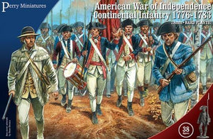 Perry Miniatures - American War of Independence Continental Infantry 1776-1783 (Black Powder)