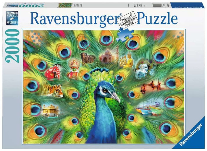 Ravensburger - Land Of The Peacock (2000pcs)