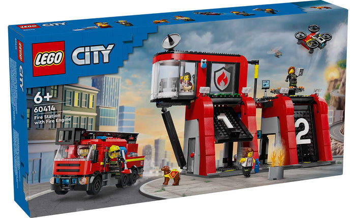 LEGO - Fire Station with Fire Truck (60414)
