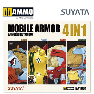SUYATA - Mobile Armor - 4 in 1 (Almond, Peanut, Walnut & Chestnut)