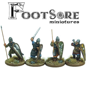 Footsore Miniatures - Armoured Norman Command