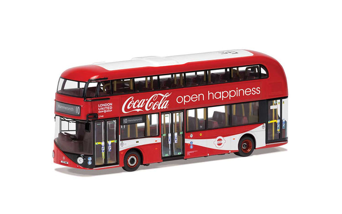 Corgi - 1/76 Wrightbus New Routemaster, London United - Coca Cola
