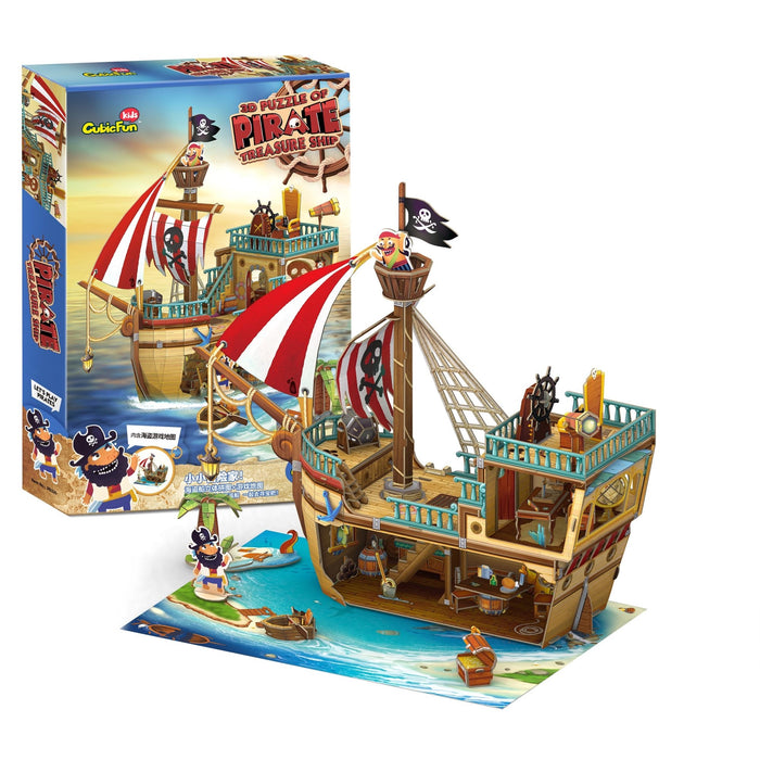 Cubic Fun - Pirate Treasure Ship (157pcs) (3D)