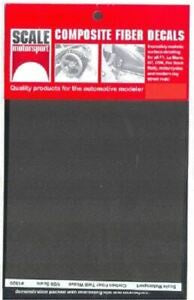 Scale Motorsport - Carbon Fiber Decal - Twill Weave Black on Pewter 1/20th (1020)