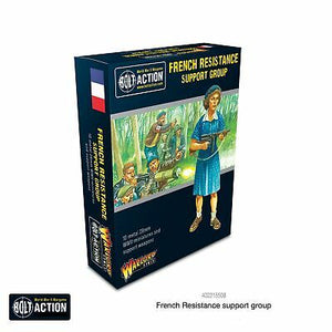Warlord - Bolt Action  French Resistance Support Group (HQ & Mortar & MMG)