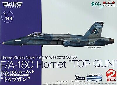 Platz - 1/144 F / A-18C Hornet Top Gun - Twin Pack