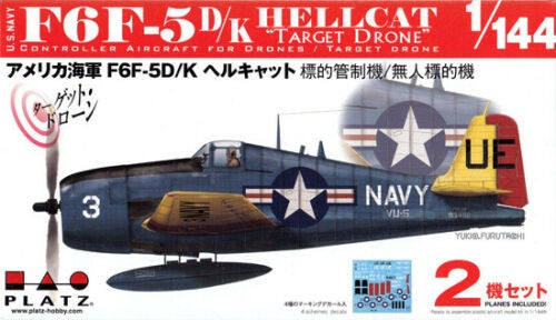 Platz - 1/144 F6F-5D/K Hellcat "Target Drone" - Twin Pack