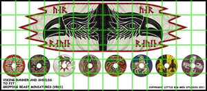 LBMS - Viking Banner & Shield Transfers