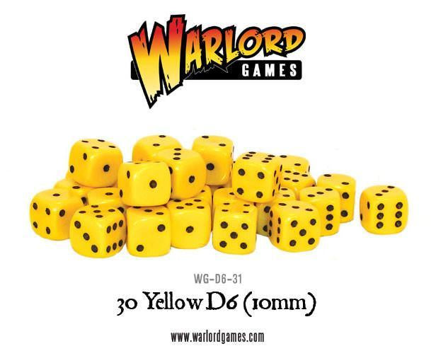 Warlord - Spot dice 10mm - Yellow (30)