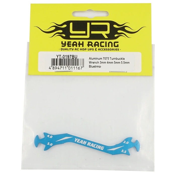 Yeah Racing - Aluminum Turnbuckle Wrench 3 - 4 - 5 - 5.5mm Black